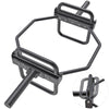 Kipika Barbell Olympic Trap Bar, Hex Bar, Shrug Bar, Deadlift Bar with Stand and Folding Handles for Olympic Weight Lifting, Shrugs, Squats, Solid 2
