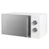 Russell Hobbs Honeycomb RHMM715 17 Litre 700W White Solo Manual Microwave with 5 Power Levels, Integrated Timer and Defrost Function (White)