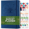 Legend Budget Planner – Financial Organizer Book. Money Account & Expense Tracker Notebook Journal for Household Monthly Budgeting (Mystic Blue)
