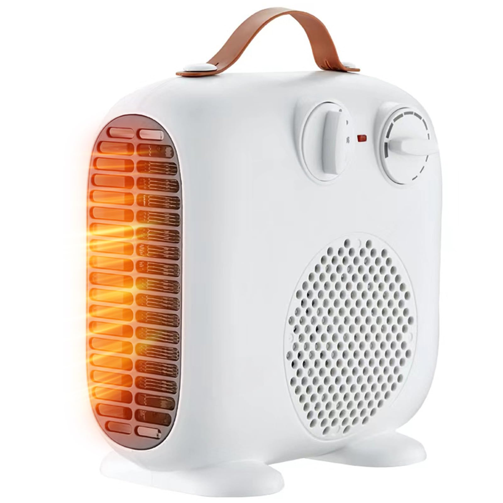 BioAura Electric Heater for Home, 2000W Portable Fan Heater Low Energy Dual Control 3 Modes Small Space Heater for Room Desk Office Bedroom