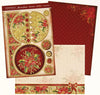 hunkydory adorable scorable luxury card collection classic christmas poinsettia bloom