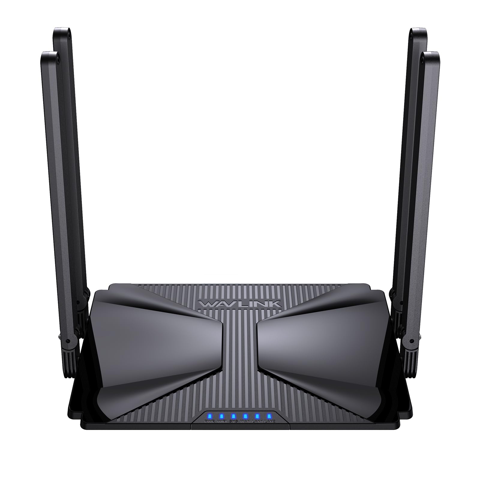WAVLINK Wi-Fi 6 AX3000 Dual Band Extendable WiFi Router, 3000 Mbps Wireless Router for Gaming, 5 Antennas, Everything Mesh & AP Mode, 2 Gigabit LAN