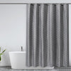 Lkw Ogechi 220x200 CM Polyester Shower Curtains Arrowhead, Grey Quick-Drying Bathroom Curtain, 200 CM Drop Waterproof Weighted Wet Room Shower