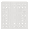 WENKO Alfombra ducha Mirasol 54x54 cm, Blanco, White