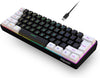 Snpurdiri 60% Gaming Keyboard, RGB Backlit Small Keyboard | Ultra-Compact 60 Percent Keyboard with Detachable USB-C Cable | UK Compatible US Layout |