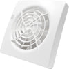 CubeTECH CTEF100t 100mm (4") Quiet Bathroom Extractor Fan with Timer Overrun Delay. White Grill.