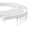 Trimold Premium 6m Ceiling Curtain Track System, Flexible and Durable Design for Effortless Gliding, Ideal for Shower Window RV Room Dividers, Privacy
