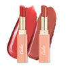 Oulac Apple Red Lipstick & Apricot Peach Lipstick, Moisturizing Lipsticks for Dry Lips, Medium Coverage | Glossy Finish, Juicy Look, Vegan (01/16)