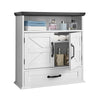 VEVOR Bathroom Wall Cabinet, 2 Doors & Adjustable Shelf, Over the Toilet Storage Medicine Cabinet Wall Mounted, Hanging Organizer with Drawer & Open