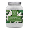 Bath Sea Salt Monoi de Tahiti 1300g - Bath Salts with Coconut Oil and Gardenia Flowers Extract - Bath Soak - Relaxing Bath - Good Sleep - Aromatherapy