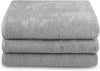 Tuva Home 3x 100x200cm Spa Towel Set - 100% Cotton Terry Towel - Gray