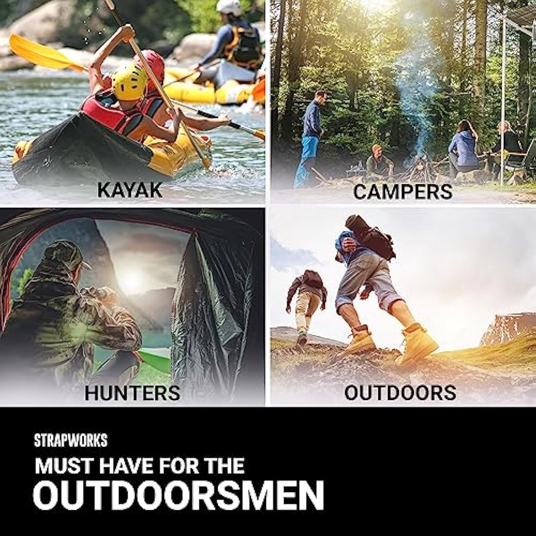 Strapworks Lightweight Polypropylene Webbing - Poly Strapping for Outdoor DIY Gear Repair, Pet Collars, Crafts – 1.5 Inch by 10, 25, or 50 Yards, Over 20 Colors