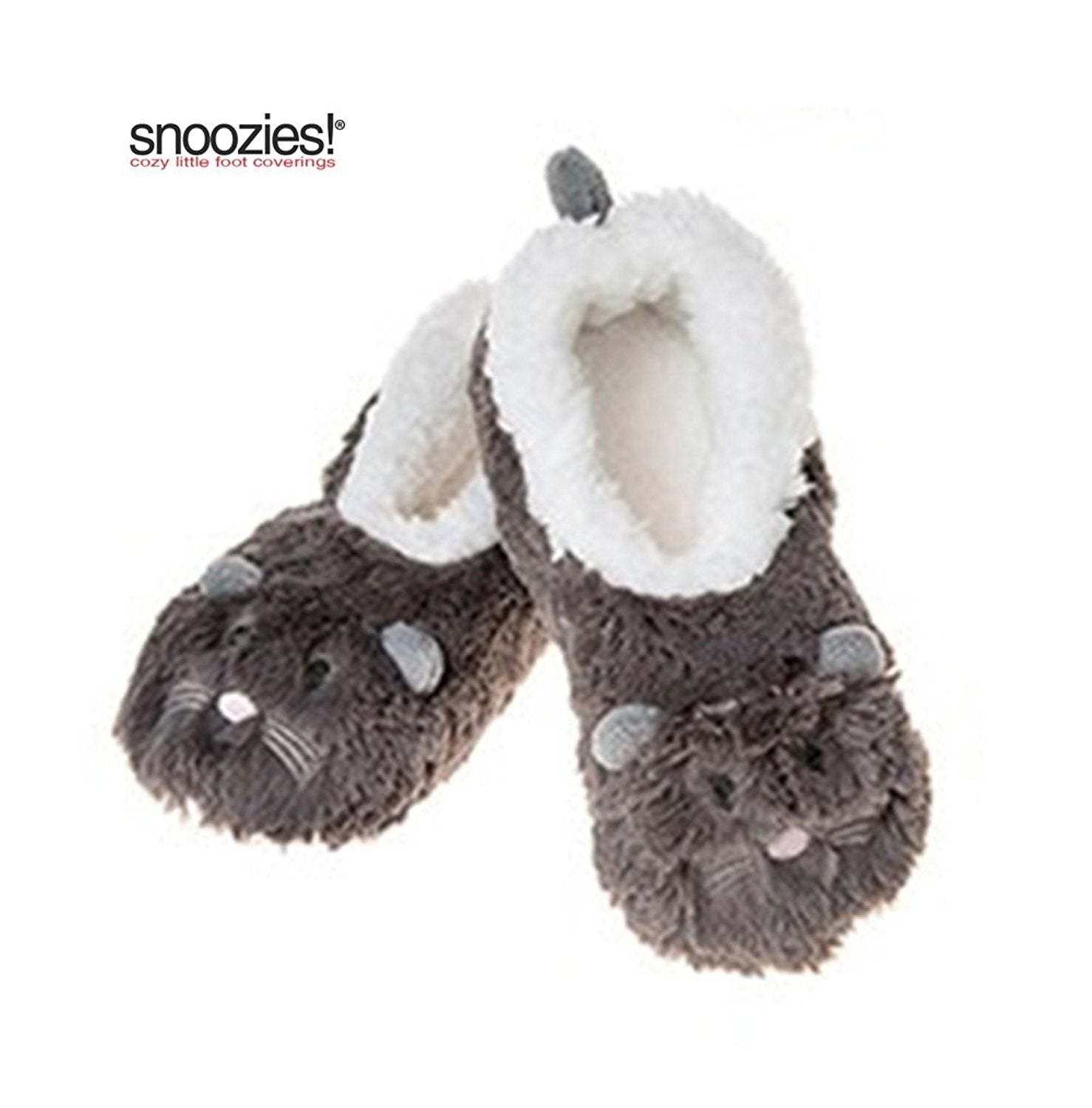 Childrens Animal Snoozies Soft Sherpa Fleece Fluffy Slippers