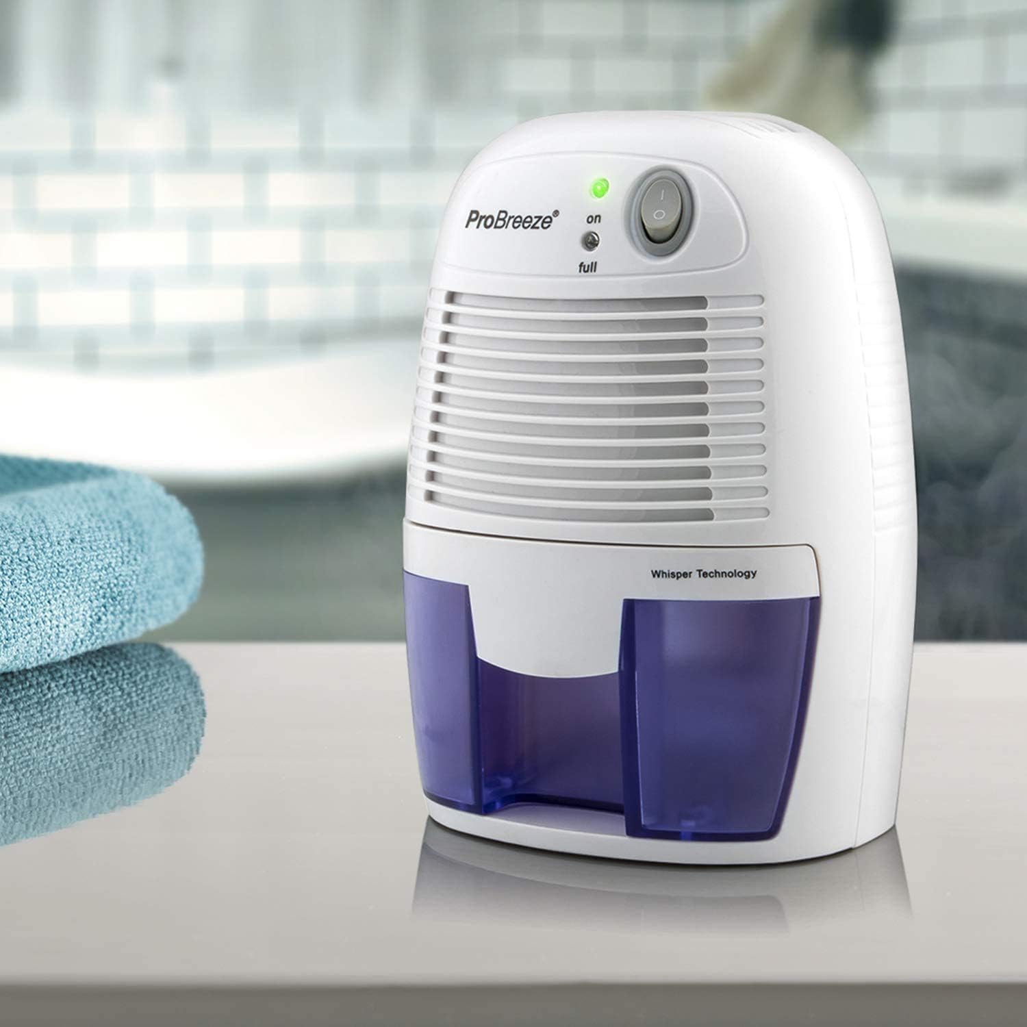 Pro Breeze Dehumidifier 500ml Tank Portable for Damp Mould Moisture Ultra-Quiet