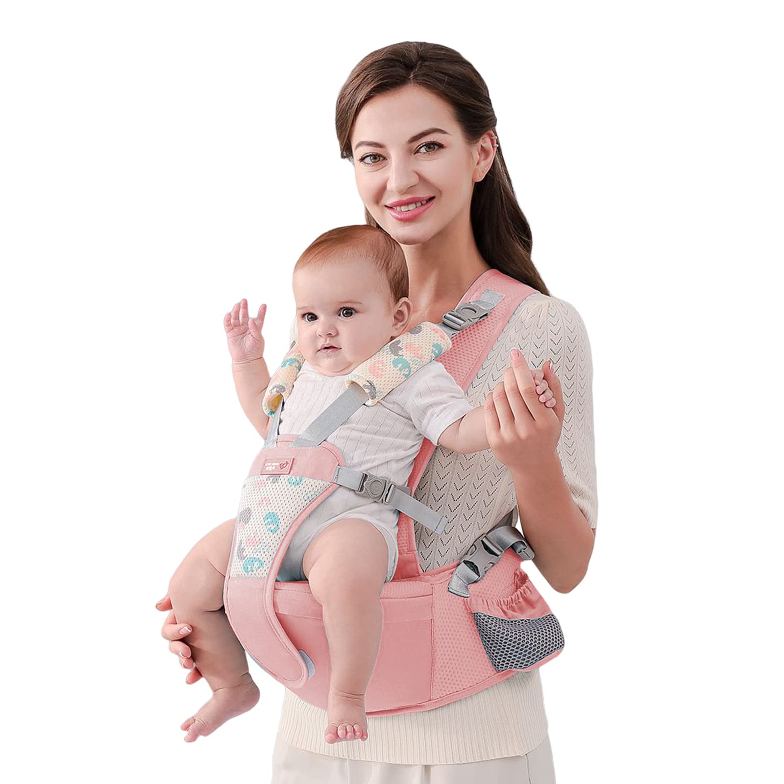SONARIN Simple Hipseat Baby Carrier,Multifunctional Breathable Baby Carrier Hip Seat Carrier Waist Stool Ergonomic Child Carrier Backpack Front