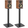 RFIVER Universal Floor Speaker Stands 28 Inch for Surround Sound - Holds Satellite & Small Bookshelf Speakers up to 10kgs - Cable Management - Easy