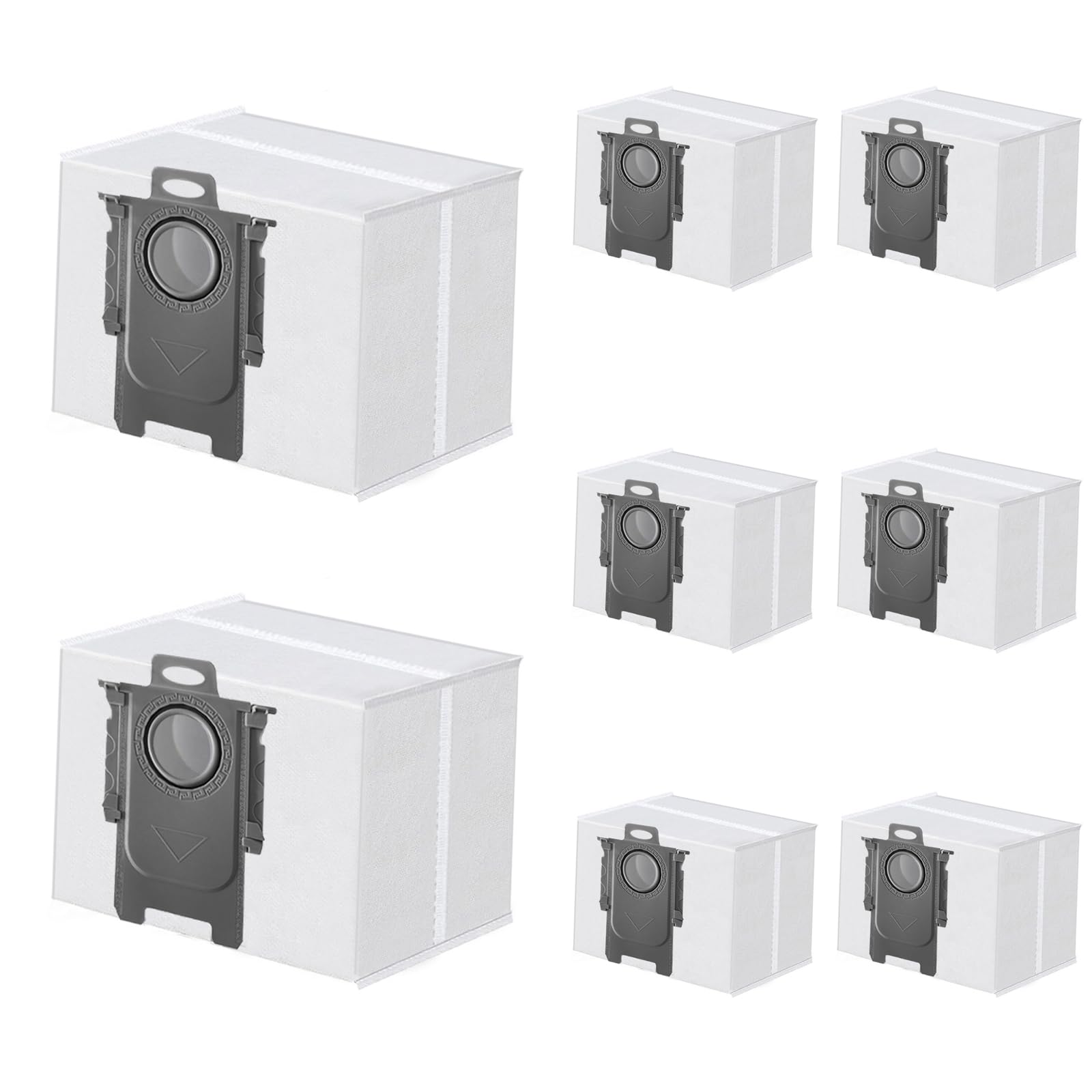 8 Packs Dust Bags for Roborock Q7 M5+/ Q7 L5+/ Q10 S5+/ Q10 X5+/ S8 Pro Ultra/ S8+/ S7 Max Ultra/ S7 MaxV Ultra/ Q5+/ Q7+/ Q7 Max+/ Q5 Pro+/ Q8 Max+