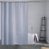 Furlinic Shower Curtain Blue Grey Waterproof Mould Proof Resistantand Bath Curtains Washable Polyester 150x180cm with Weight Tape 10 Hooks for Wetroom