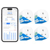 Meross Smart Plug with Energy Monitor Wi-Fi Outlet Work with Alexa Echo, Google Home, Smart Socket No Hub Required 13A (4-Pack)