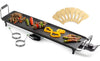 Andrew James Teppanyaki Grill Plate | XL Non-Stick Flat top Grill with Hot Plate | Teppanyaki Electric Griddle with 8 Wooden Spatulas and 2 Cooking