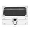 Tissting Nail Drill Bits Holder, 50 Holes Aluminium Nail Bits Storage Box Efile Displayer Display Storage Box Cleaner Manicure Tools Silver