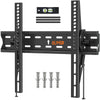 ELIVED Tilt TV Wall Bracket, Ultra Slim TV Mount for Most of 26-60 inch Flat or Curved LCD, LED, OLED tvs with VESA 75x75mm-400x400mm up to 45KG,