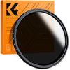 K&F CONCEPT 52mm Slim Variable ND Neutral Density Filter Adjustable Fader ND2 ND4 ND8 ND16 ND32 to ND400 + Lens Cleaning Cloth for DSLR Camera Lens