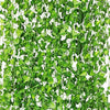 CQURE 36Pcs 252FT Artificial Ivy Garland Vines for Room Decor UV Resistant Green Leaves Fake Plants Hanging Vine Plant for Wedding Party Garden Wall Decoration