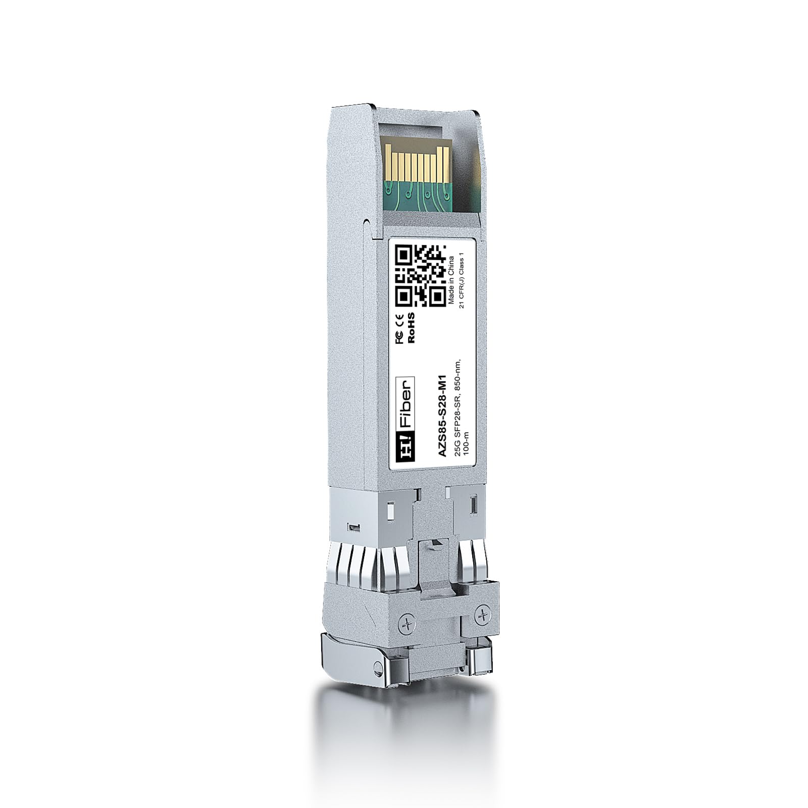 25GBASE-SR SFP28 SFP+ Transceiver, SFP+ to LC, 25G Multimode Module Compatible with Cisco SFP-25G-SR, MA-SFP-25GB-SR, Ubiquiti UniFi UF-MM-25G,