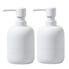 2pcs/Set White Soap Dispenser Set,Hand Soap Lotion Dispenser for Bathroom, for Elegant Bathroom D?cor?soap Dispenser for Kitchen Sink?