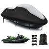Waterproof Jet Ski Covers,Upgraded 420D Heavy Duty Motorboat Cover,2 Air Vent Marine Grade UV Resistant for Yamaha,Seadoo,Kawasaki,Waverunner Polaris