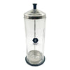 Gabri Disinfectant Jar,Glass Disinfectant Jar, Nail Tool Steriliser with Removable Basket, Barber Disinfectant Jar, Stainless-Steel Parts,