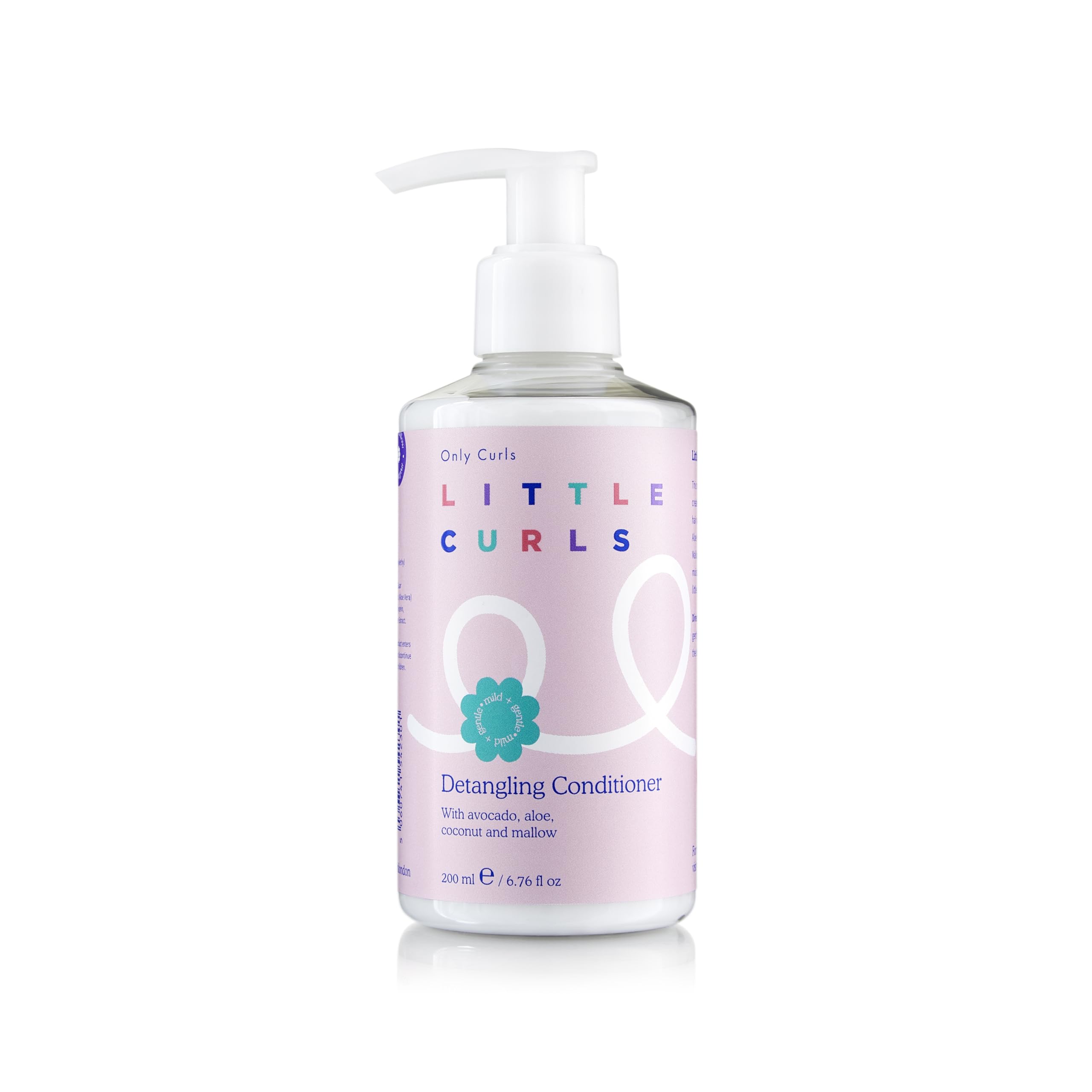 Only Curls Little Curls Detangling Conditioner for Kids, 200ml, Gentle Conditioning Formula, Silicone-free, Mild & Lightweight, Easy Routine, Vegan &