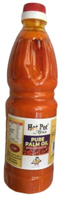 Hot Pot Africa Pure Palm Oil for cooking, Red Palm Oil from Nigeria (1 litre)