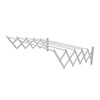 Amig - Wall Mounted Clothes Airer | Aluminium Drying Length | Extendable Clothes Line with 5 Bars | Dimensions: 120 x 14 x 3 cm | Foldable Clothes