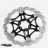 Newgoal Bicycle Disc Brake Disc, Bicycle Brake Disc Mountain Bike Floating Brake Disc Center Lock Bicycle Accessories (Black 203mm)