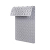 Non Slip Bath Mat Shower Mats Anti Mould for Bathroom and Bathtub with Large Suction Cup and Thickened Rubber Backing Long 70 * 40cm, Grey