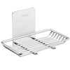 Tiilan Self Adhesive Bar Soap Dish for Shower, Bathroom Soap Holder Wall Mount ? Stainless Steel, Silver