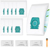 10 Pack TU Vacuum Hoover Bags Compatible with Miele Pure TU Dust Bag for Guard S1/ L1 Junior/Silence/Allergy/Parquet XL/Flex/AllFloor/Cat/Dog/Comfort
