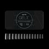 Apres Gel-X? Square Box of Nail Tips | 280 Soft Gel Tips, 14 Sizes 00-9 | Half-sizes Included (Natural Square Long, 280 Count)