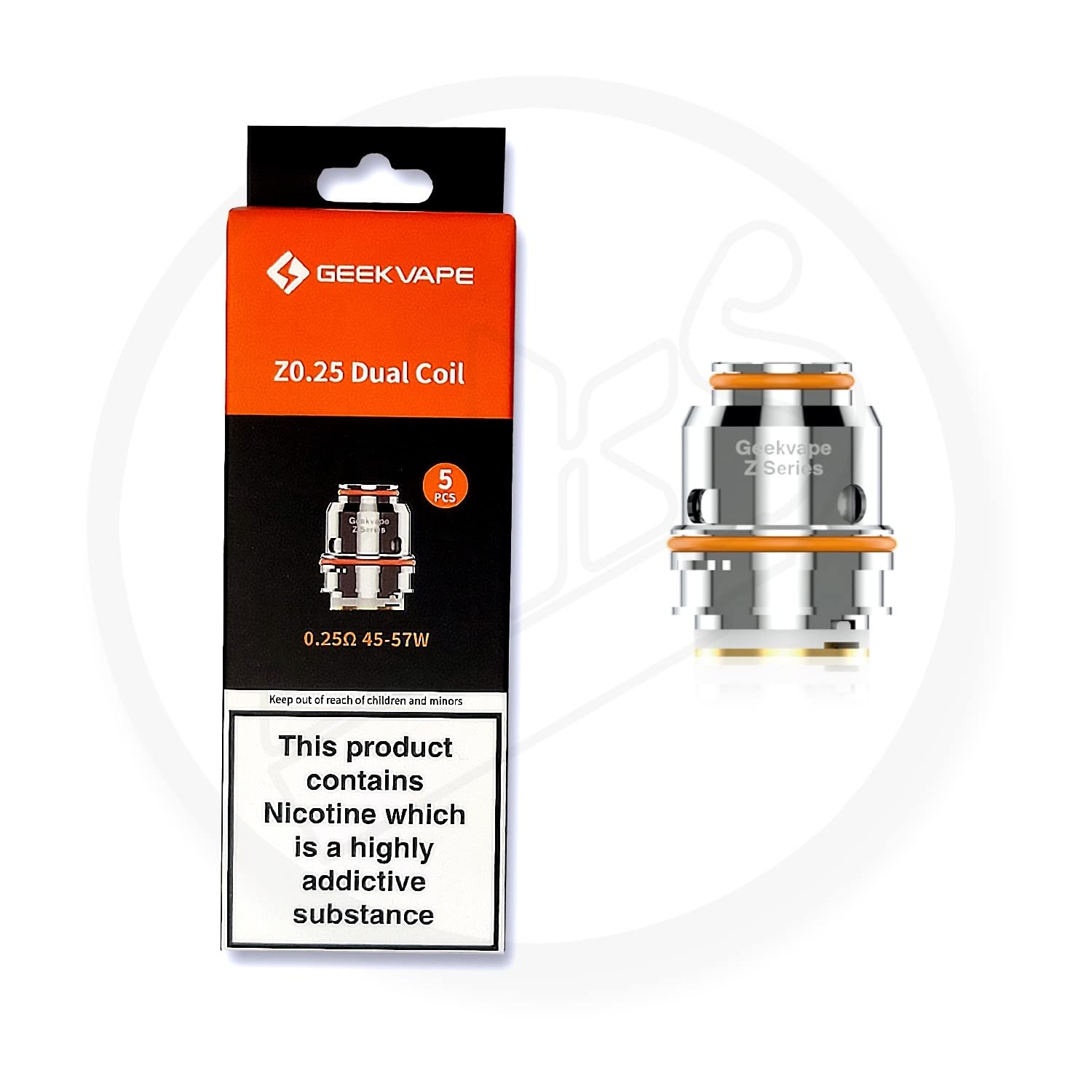 GEEKVAPE Zeus/Z Mesh Coils | 0.25 Ohm Dual Coil | Pack of 5