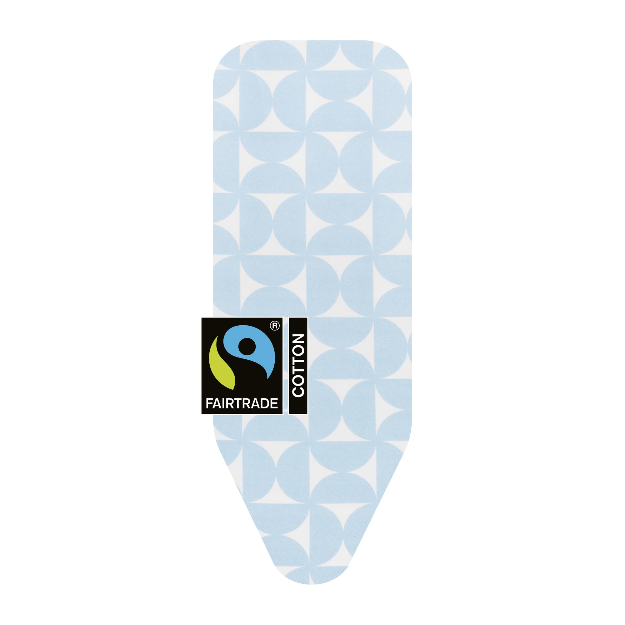 Brabantia Ironing Board Cover C 124x45 cm ? Fresh Breeze | 100% Cotton Top Layer with 8mm Foam Padding for Size C Ironing Boards | Durable, Washable,
