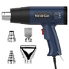 AHDXKUE Heat Gun, 2000W Hot Air Gun Kit 60?-600? Dual Temperature Settings and Overload Protection, Heat Gun for Paint Stripping Heat Gun for DIY and