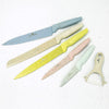 Blackmoor 69640 Marble Coated 5 Piece Knife Set and Ceramic Peeler