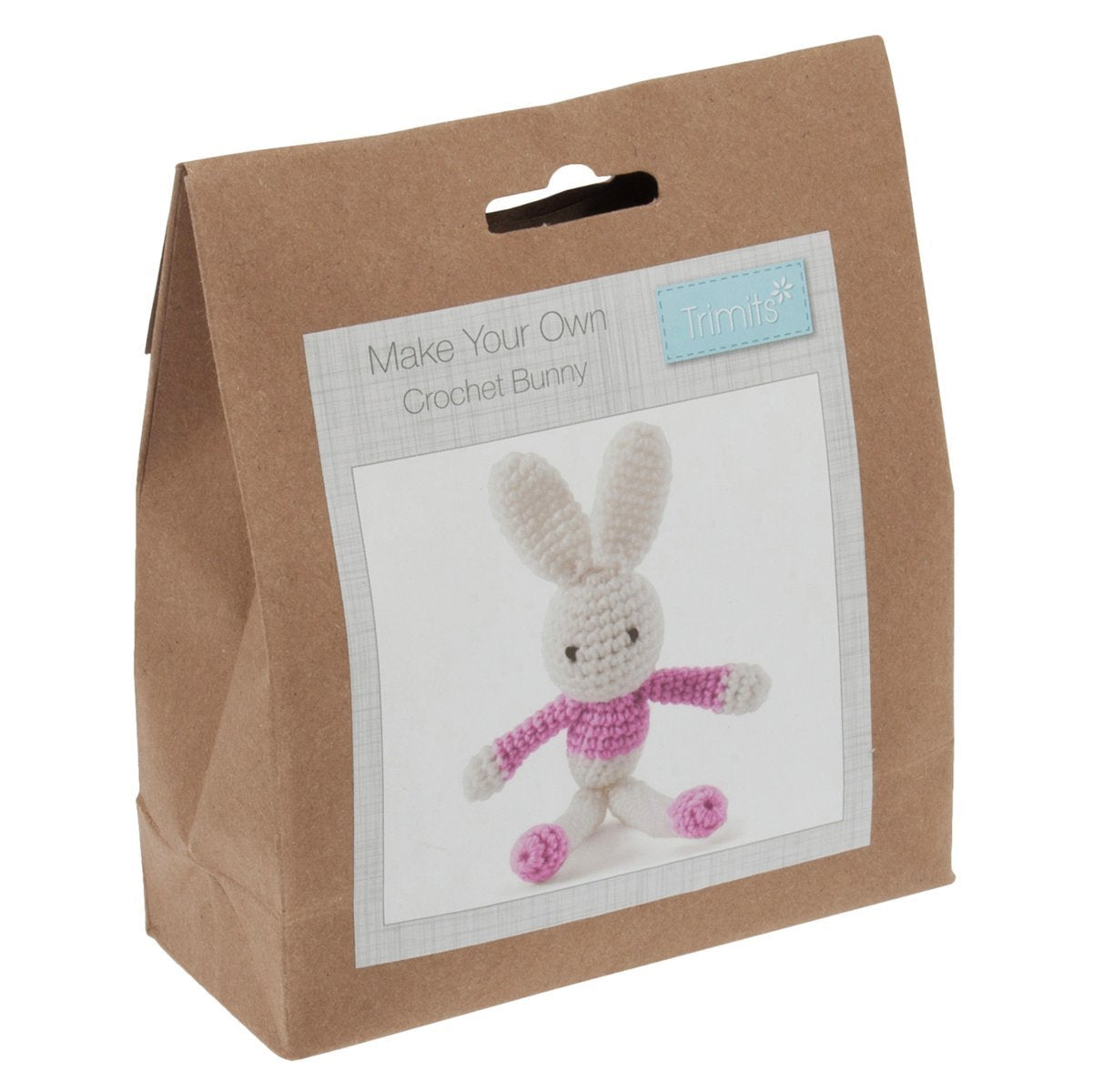 Crochet Kit - Pink Bunny - Trimits Make Your Own