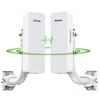 AdaLov CPE660 Wireless Bridge Outdoor with Bracket Mounts, 5.8G Point to Point WiFi Bridge PtP/PtMP with 14 dBi High-Gain Antenna, IP65 Waterproof,