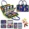 TenFans Busy Board - Montessori Toys for 1 2 3 4 Years Old - Sensory Toys for Autism - Toddler Toys Gift for Boys & Girls Learning Fine Motor Skills