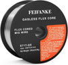 FEIFANKE Flux Core Welding Wire 0.8MM E71T-GS 1KG MIG Welding Wire Mild Steel Gasless Welding Wire Without Gas Self Shielded Stainless Steel Wire for