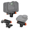 K&F CONCEPT Magnetic Quick Release for Insta360 Go Ultra, Foldable Adapter Mount Connection and 1/4" Screw 2 Spigot Design Mount Action Camera for