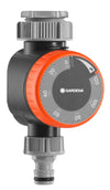 Gardena Water Timer: Automatic timer for faucets 26.5 mm (3/4 inch) or 33.3 mm (G1), flexible watering time (5-120 min), easy insertion thanks to